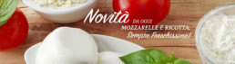 Da oggi mozzarella e ricotte